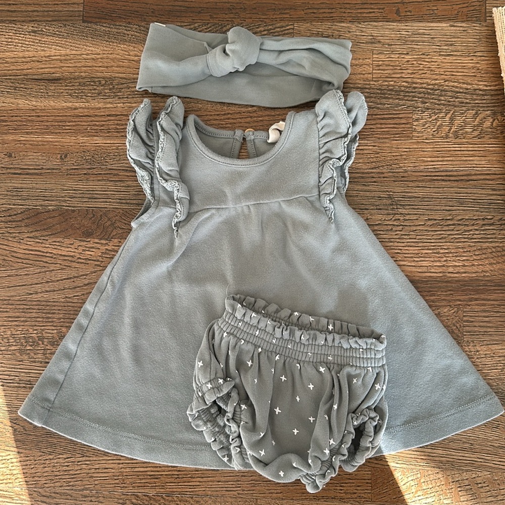 Quincy Mae dress - Dress, bloomers and headband!